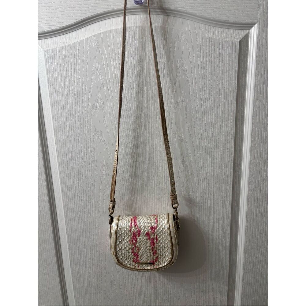 NWT Brahmin Valentia Collection Apricot Rose Briar Crossbody Bag - Picture 2 of 5